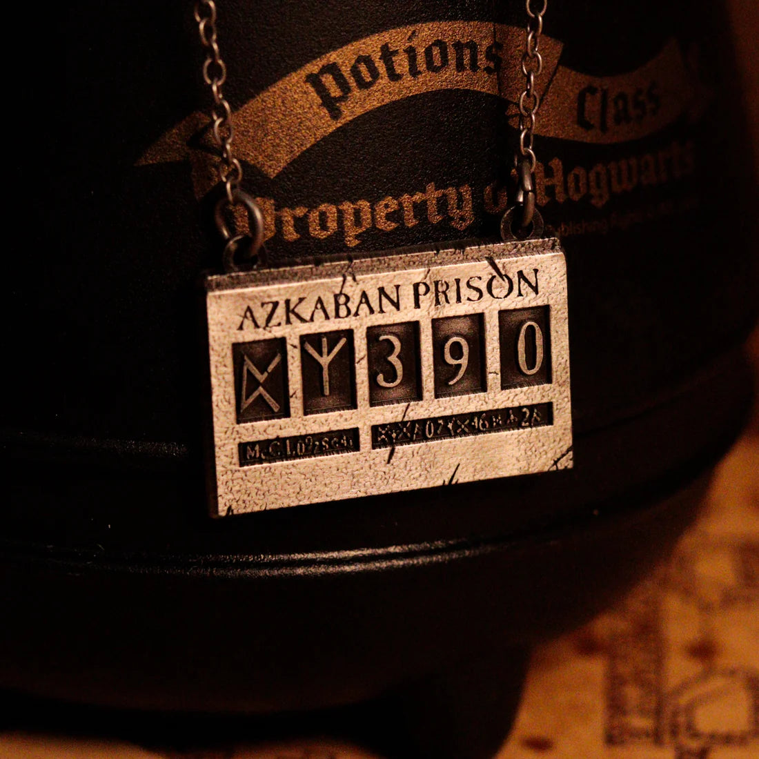 harry potter limited edition azkaban prison necklace fanattik
