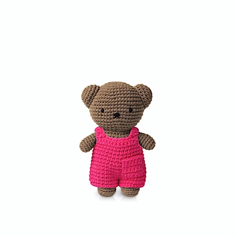 Doudou Boris Salopette - Framboise