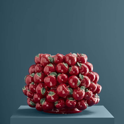 Vase Pomme, Grès rouge, 42 x 42 x 32 cm