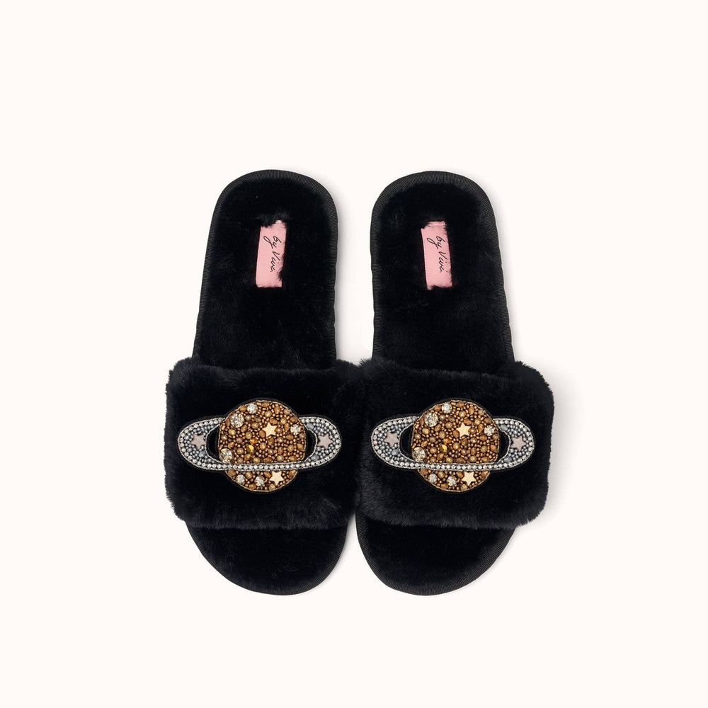 Paire de Broches pour Chaussons - Saturne