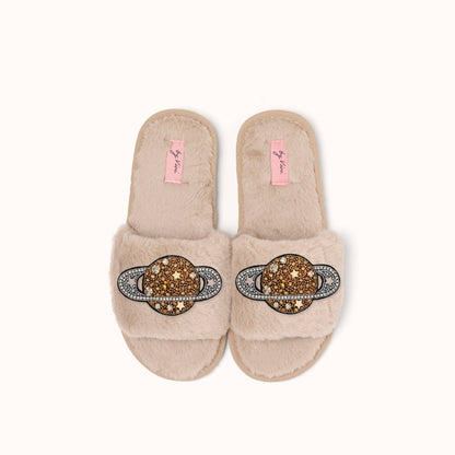 Pair of slippers brooches - Saturn