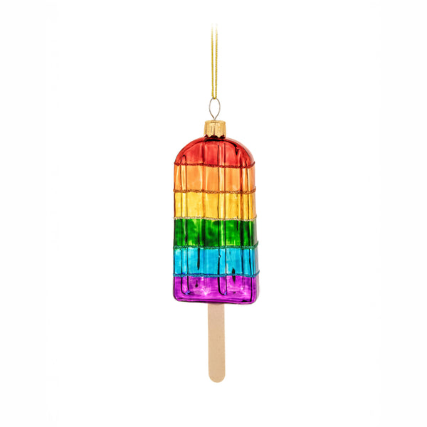 Regenboog IJs Kerstbal