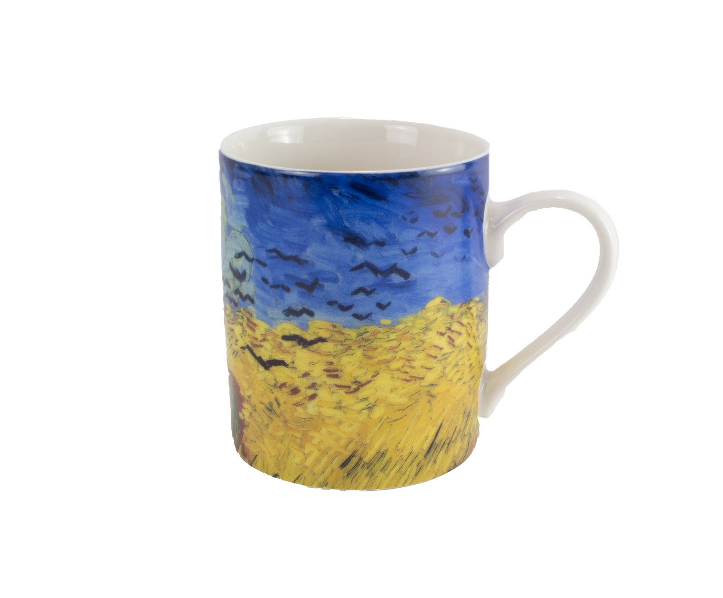Mug in box, Van Gogh, Wheatfield with Crows, Auvers