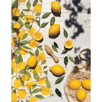 Set of 2 Lemons dish towels