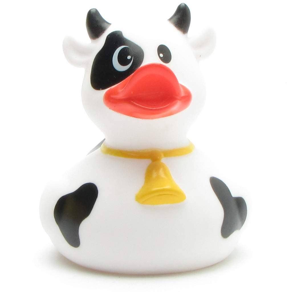 Canard Vache Noire et Blanche