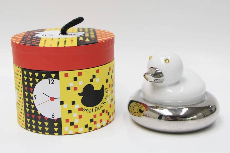 Horloge de table Canard