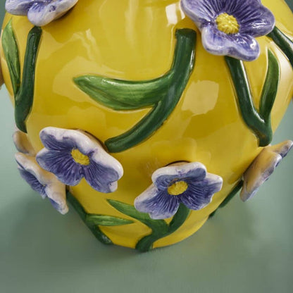 Vase M. Fleurs, Jaune Dolomite, 23 x 23 x 26 cm