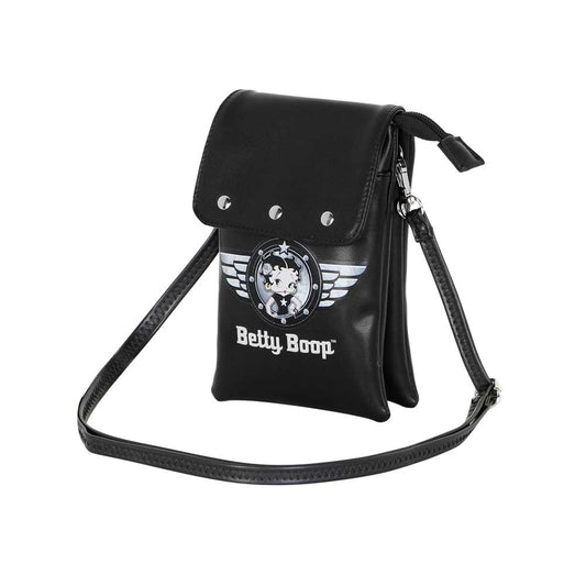 Betty Boop Motor Love-hoesje voor mobiele telefoon, zwart