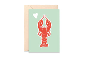 Carte Homard Cœur