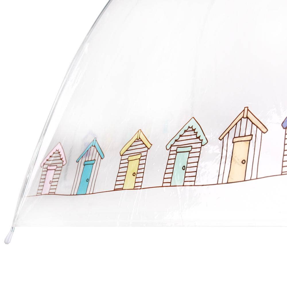 Parapluie Transparent Cabanes de Plage
