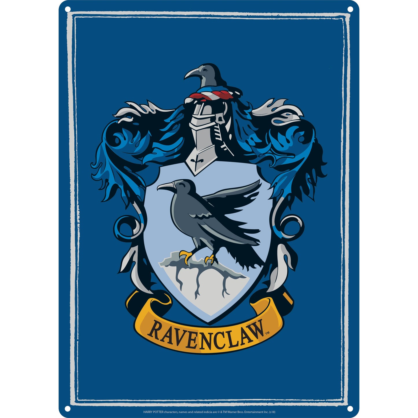 Decorative metal sign - Harry Potter (Ravenclaw)