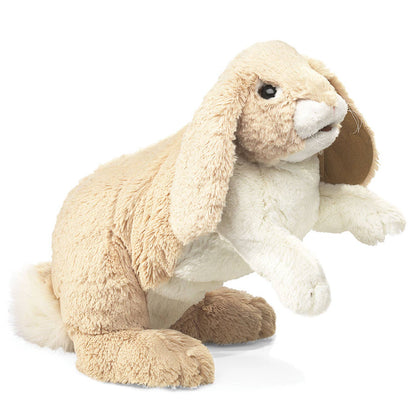 Marionnette à main Cuddly Bunny 2838/ Floppy Bunny Rabbit Folkmanis réaliste