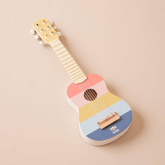 Jeu Jouet de Guitare à Rayures pour Enfants en Bois Just Bee Kids
