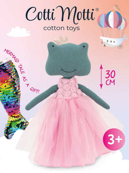 Fiona La Rana Plush Toy: Mermaid Outfit and Tail Set - 29 cm