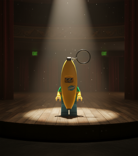 LEGO Light-Up Banana Keychain