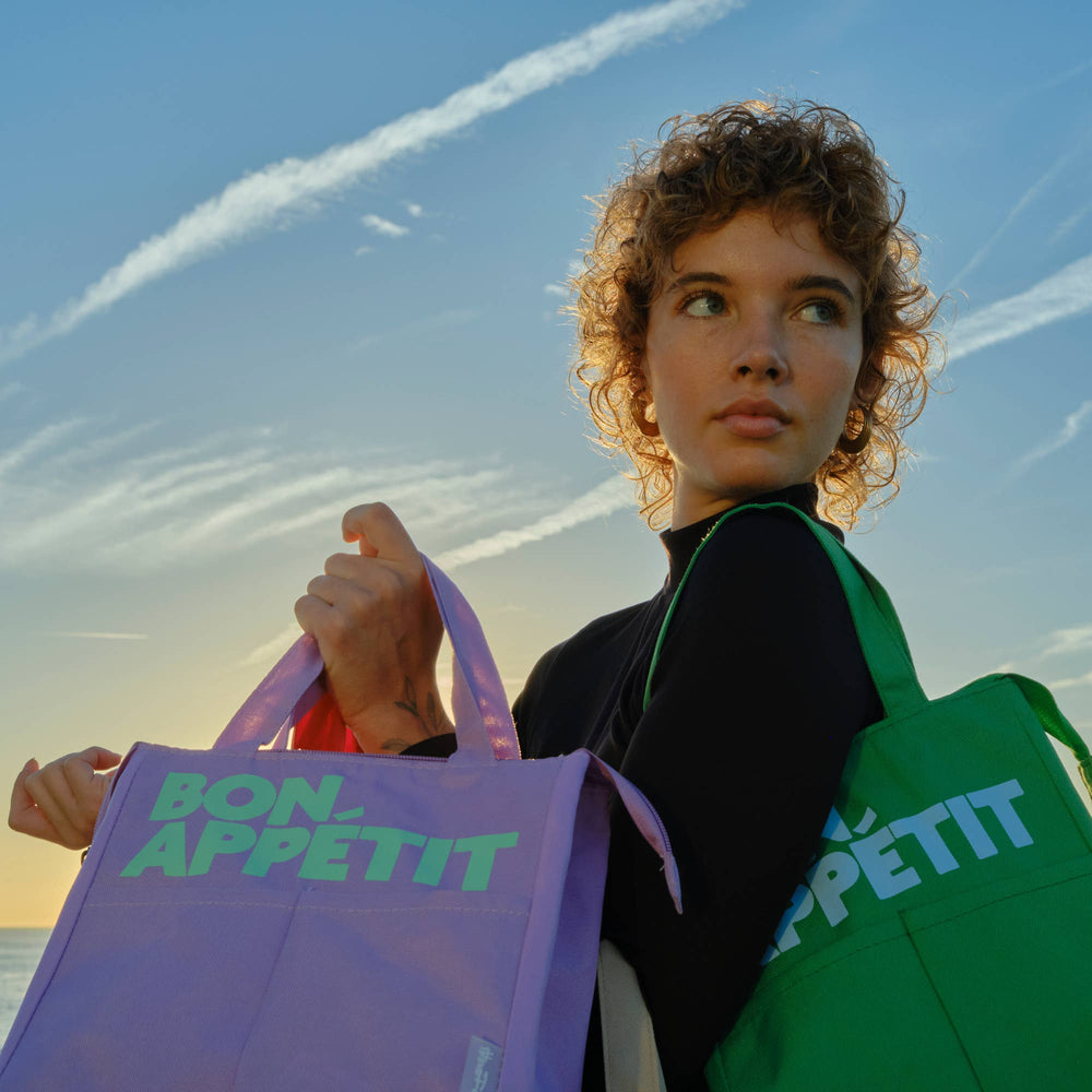 Sac Isotherme "Bon Appétit" - Violet