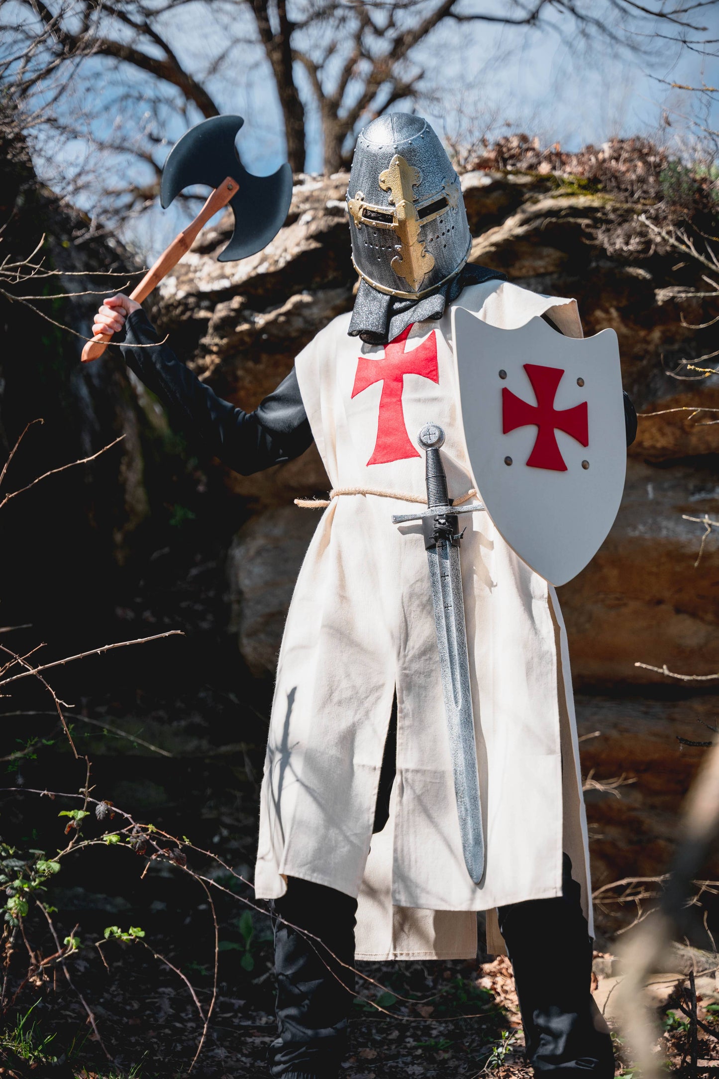 Templar Helmet With Visor