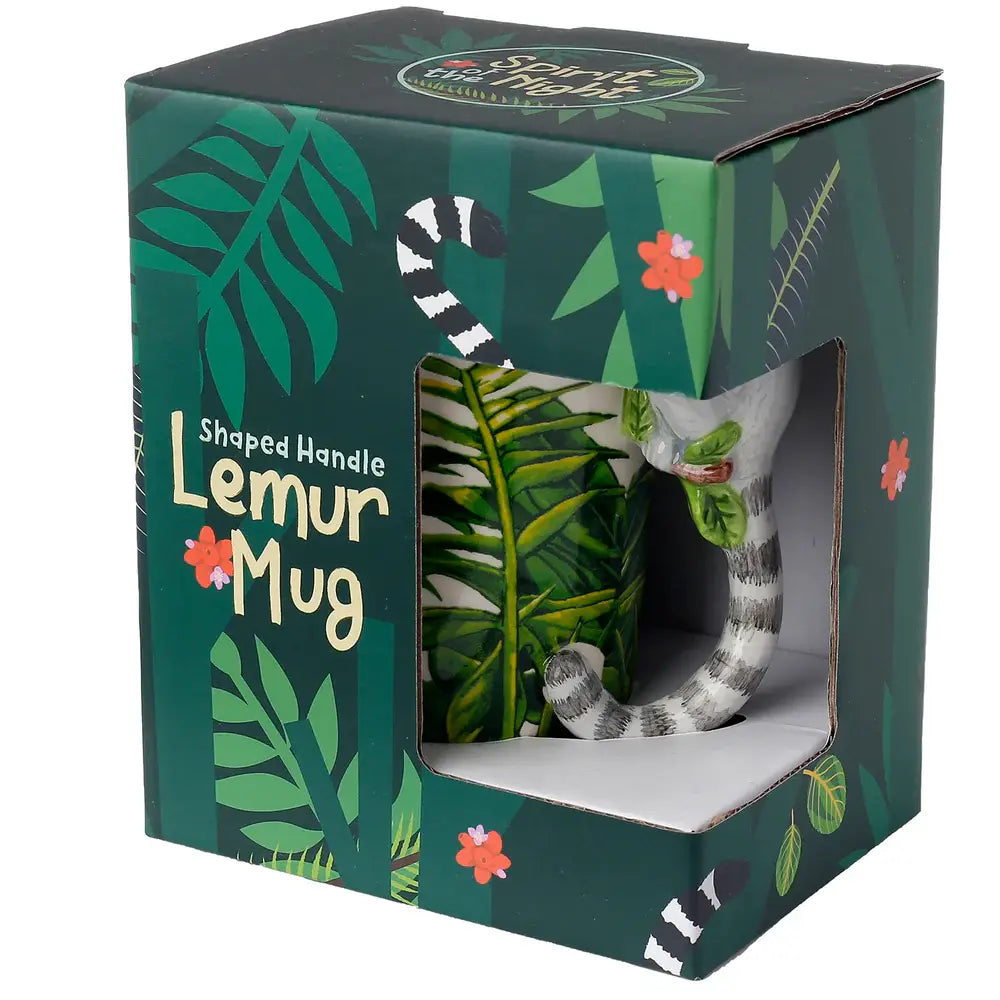 Lemur Mug with 3D Handle Katta Mug