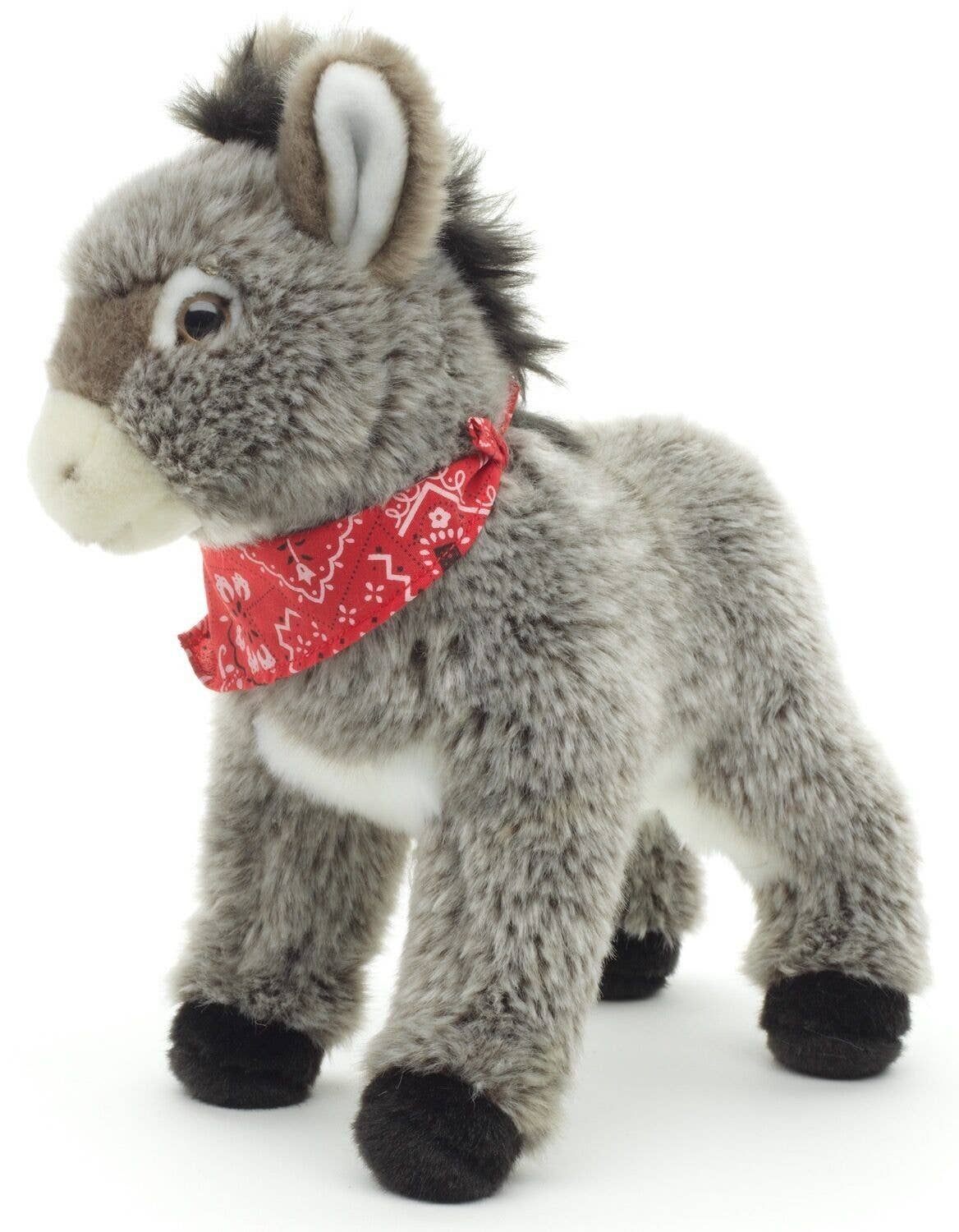Peluche Âne avec Écharpe, Debout