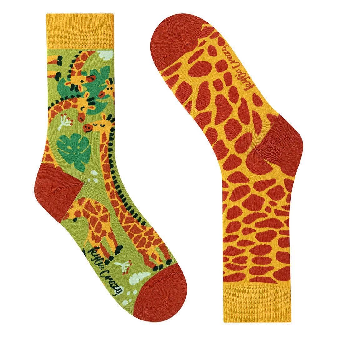 Chaussettes Dépareillées Girafes