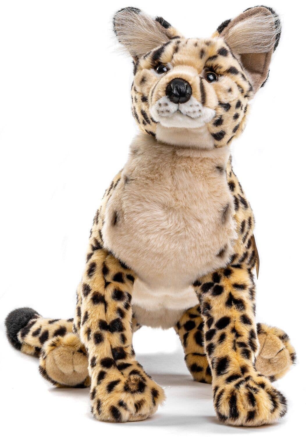 Peluche Chat de la Savane Couché