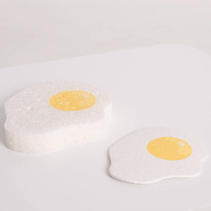 Lot de 2 Éponges de Cuisine Œuf au Plat Compressé Helio Ferretti Vue 2