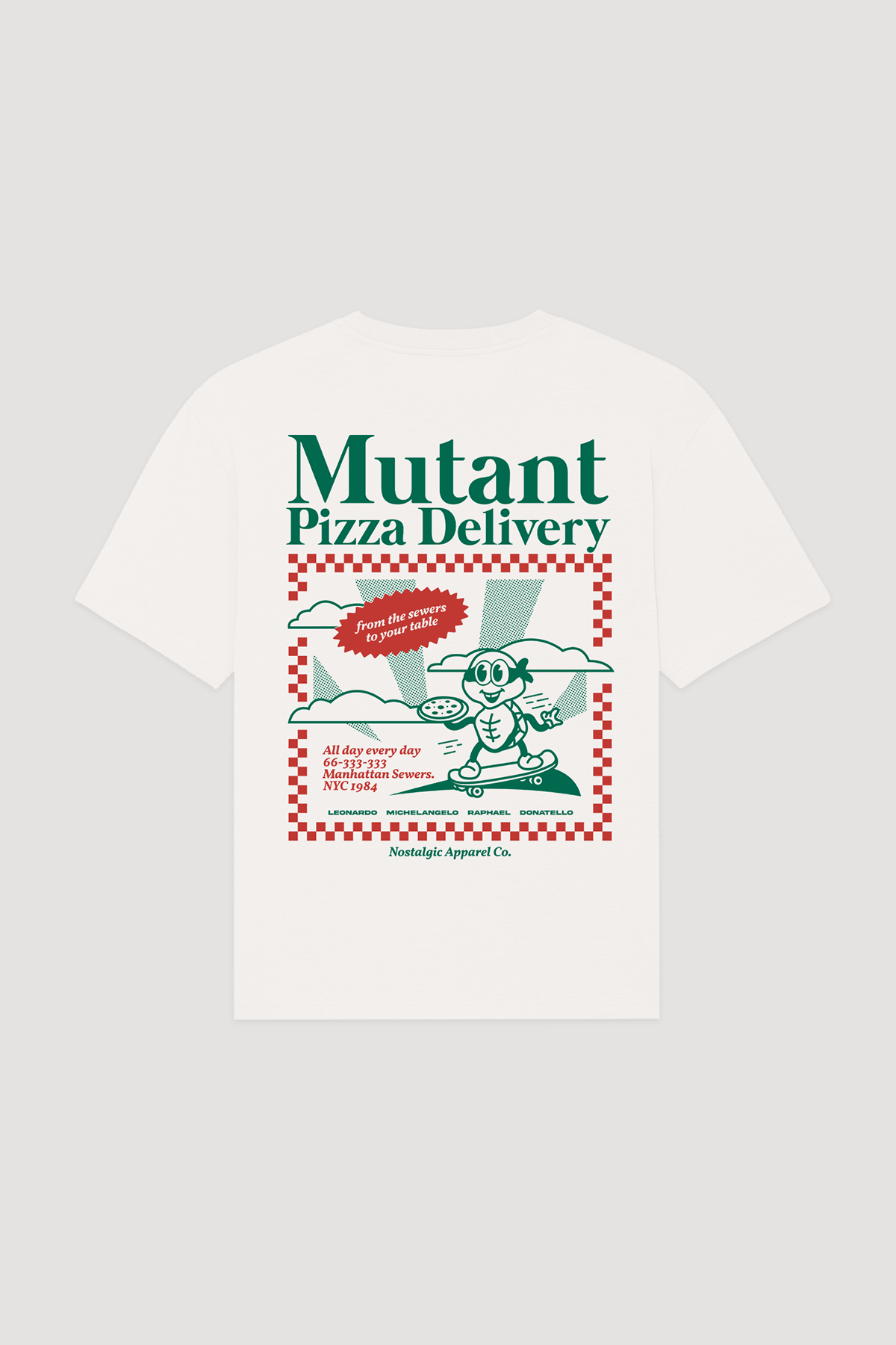 T-shirt Mutant Pizza Delivery