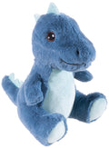 DINO GRS blauwe dinosaurus knuffel — 24 cm