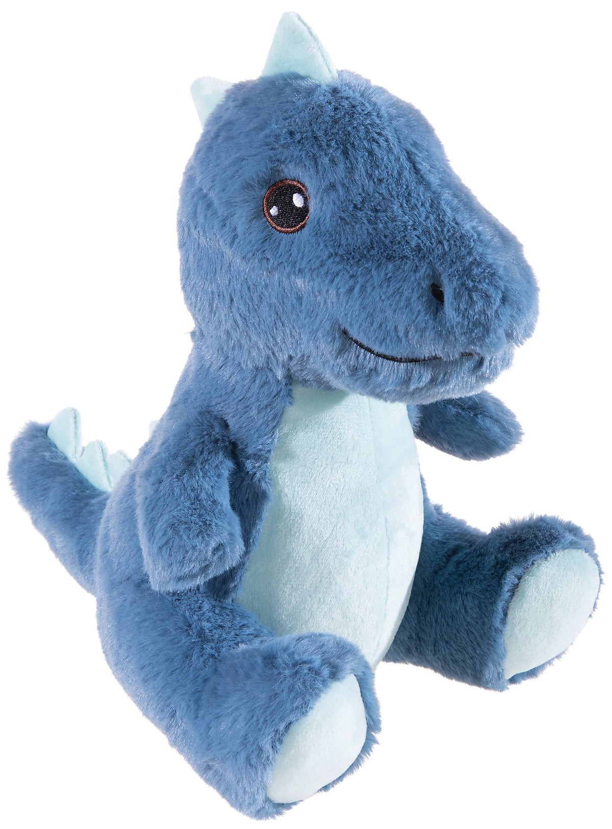DINO GRS blauwe dinosaurus knuffel — 24 cm
