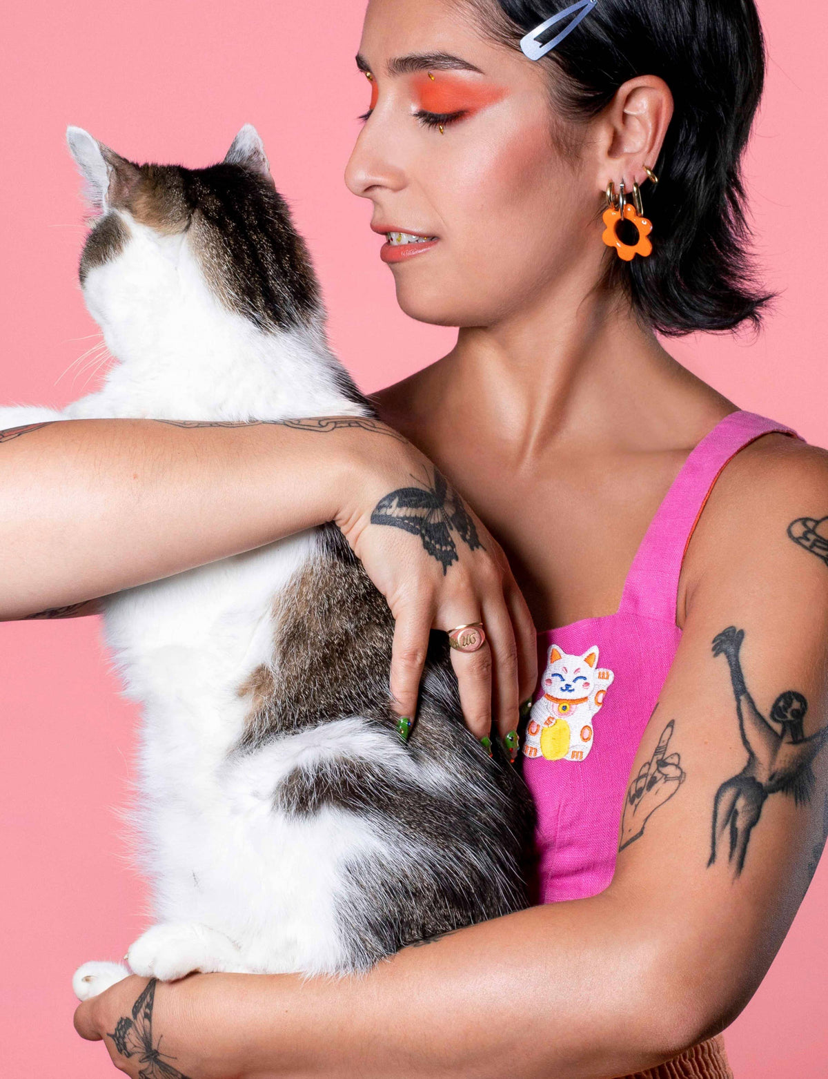 Patch Thermocollant Chat Chanceux
