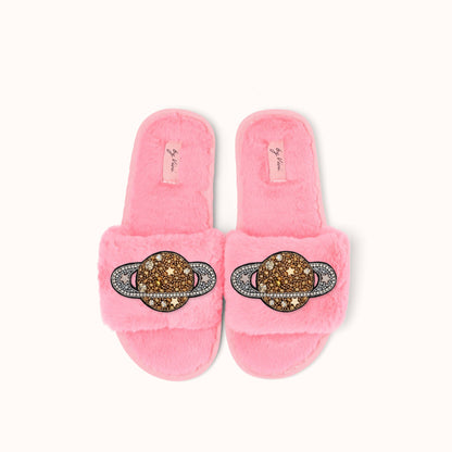 Pair of slippers brooches - Saturn