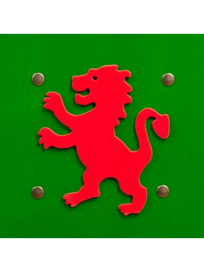 Kamelot Green Shield With Lion S