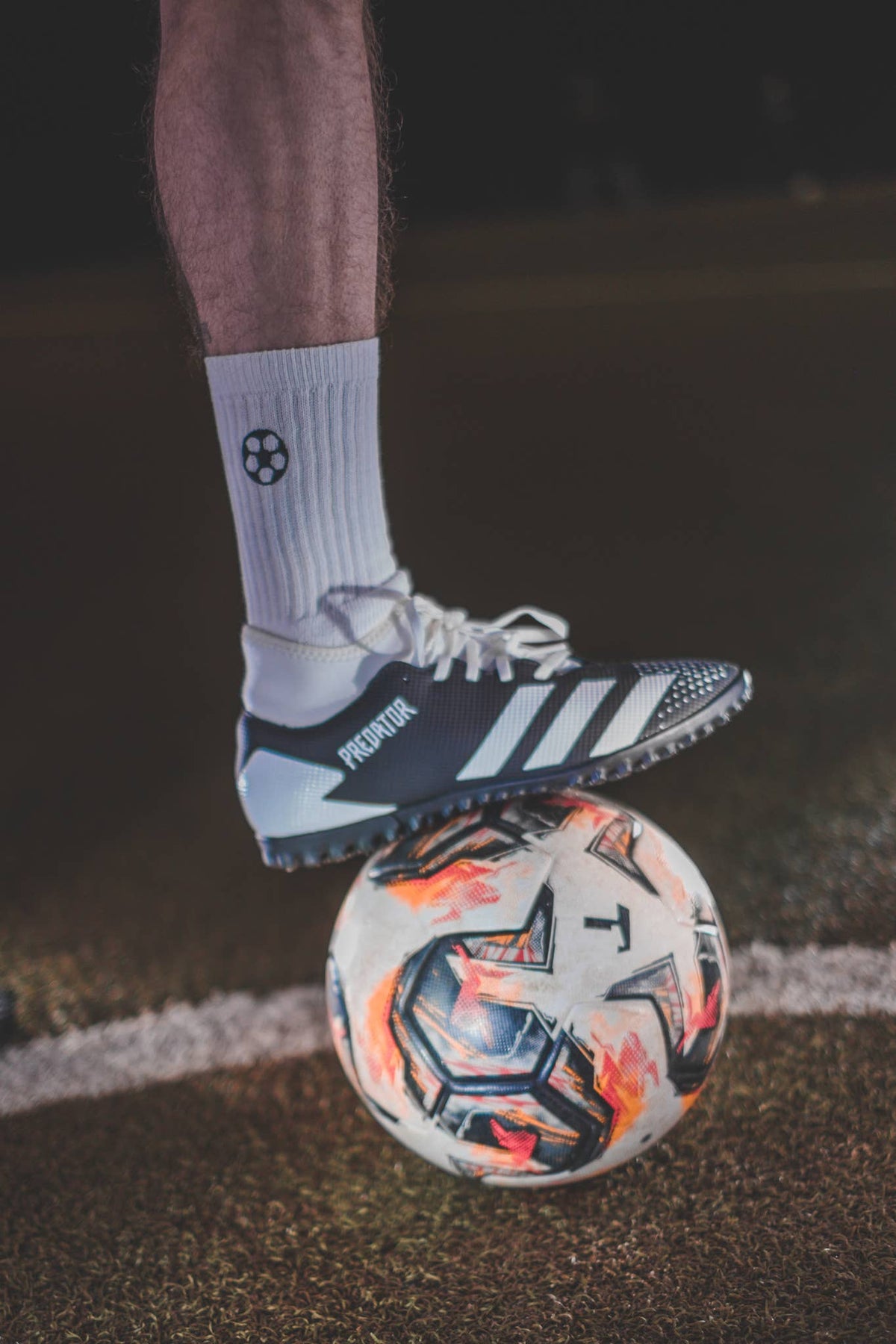 Chaussettes de sport brodées - Football