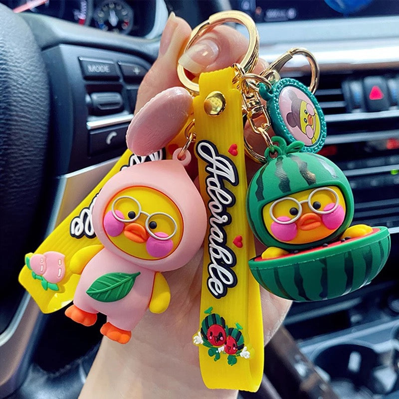 Porte Clés Canard Pastèque