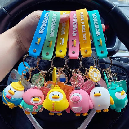 Porte Clés Canard Écolier