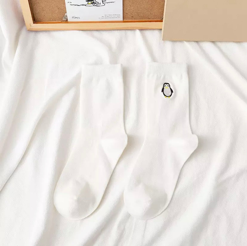 Penguin Emoji Socks