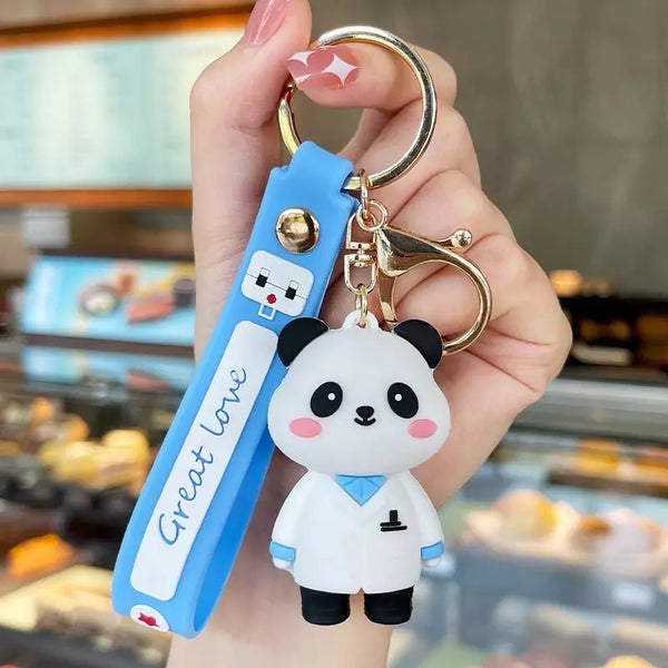 Porte Clés Panda Docteur