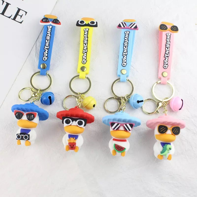Porte Clés Canard Vacances Dino