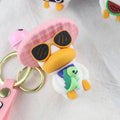 Porte-clés Canard Vacances Dino