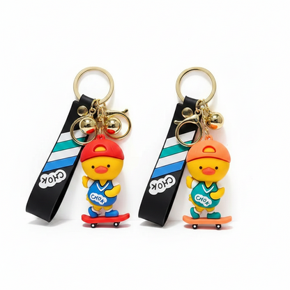 Porte Clés Canard Skateur