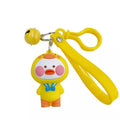 Grand Porte Clés Canard Déguisé Kawaii