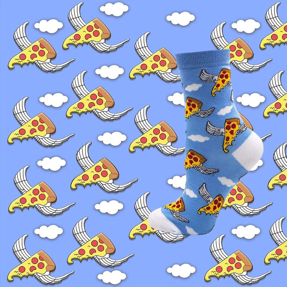 chaussettes pizza volante mrcol