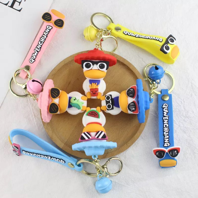 Porte Clés Canard Vacances Dino