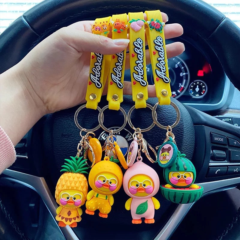 Porte Clés Canard Pêche