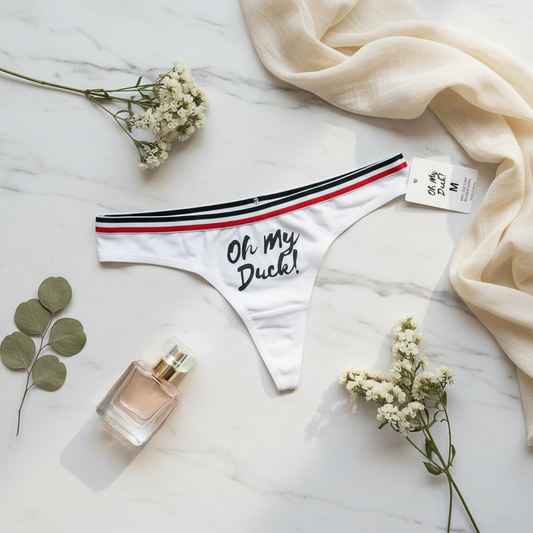 String Oh My Duck Blanc
