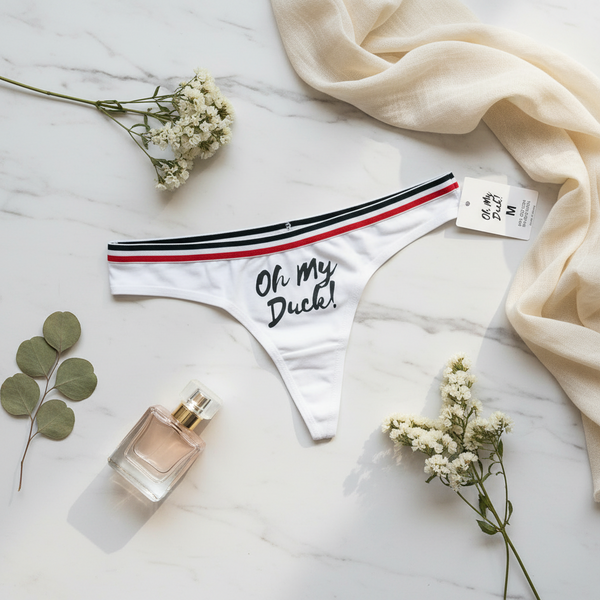 String "Oh My Duck" Blanc