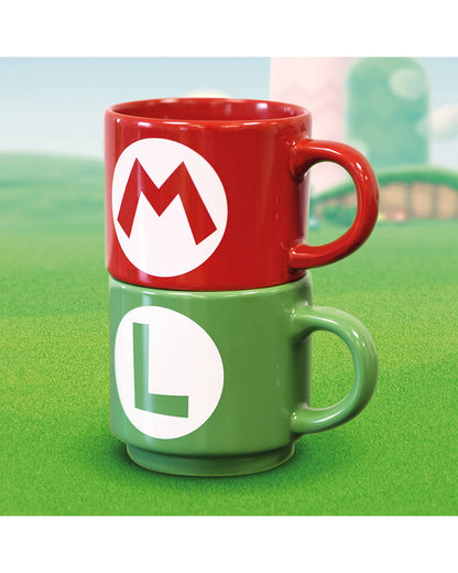 Super Mario Luigi &amp; Mario Stackable Cup Set