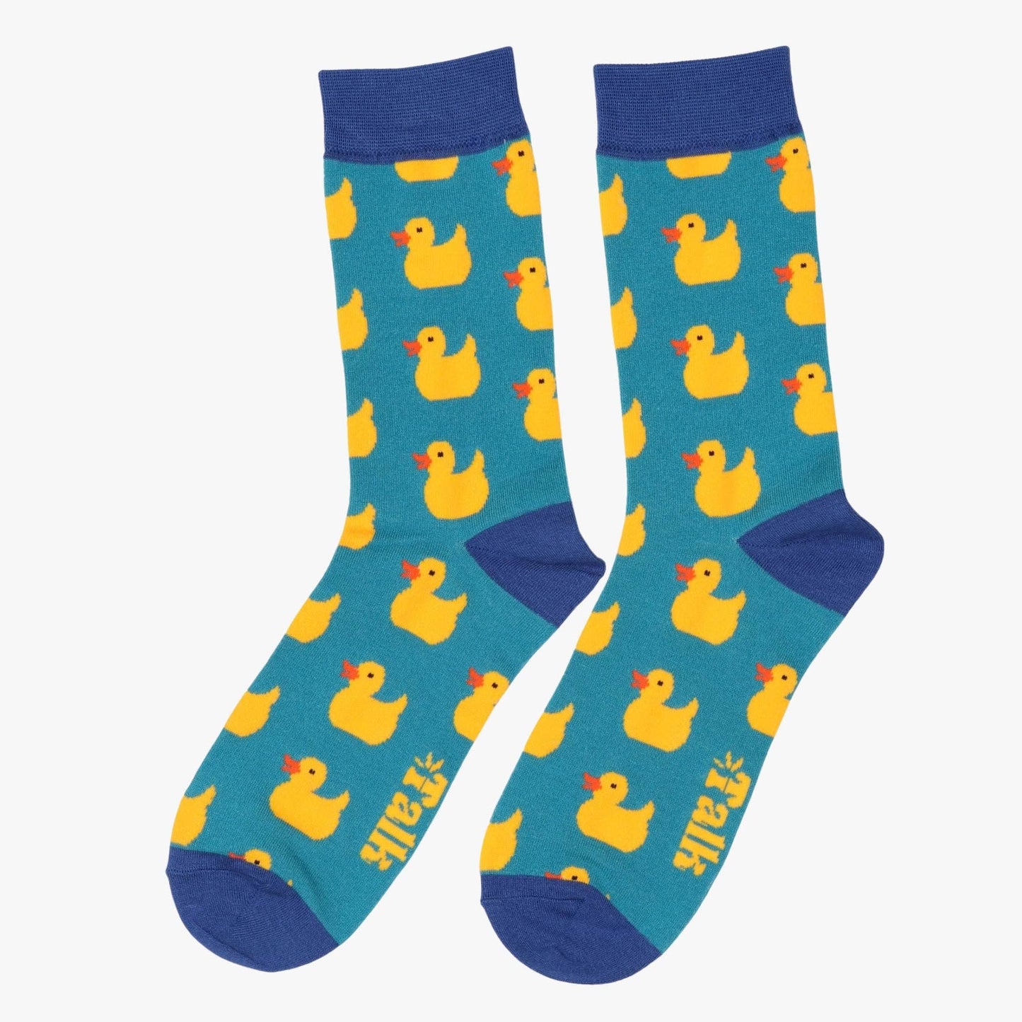 Turquoise Rubber Duck Socks