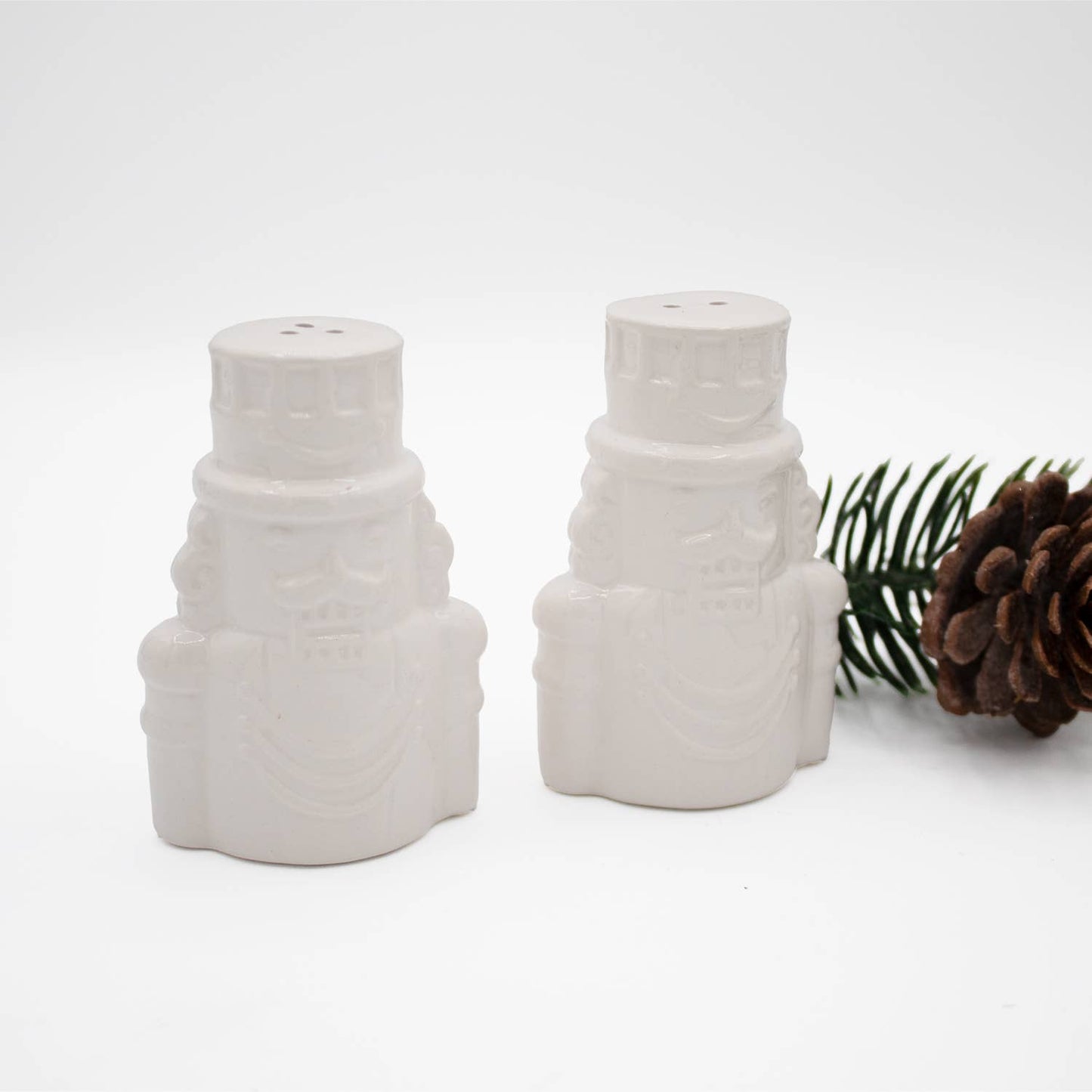 Sel et poivre Casse-Noisette blanc