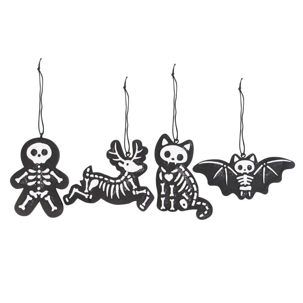 Gingerbread Skeleton Hanging Decorations